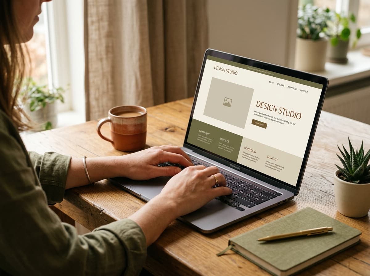 V-One Agency aan het werk aan een klantwebsite